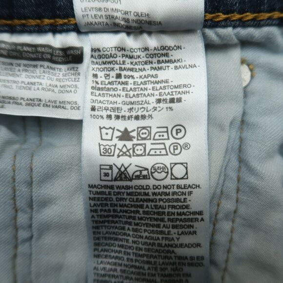 Levi's 541 Jeans Mens Size 38x30 (37x28 Actual) Blue Athletic Slightly Tapered - Picture 10 of 16